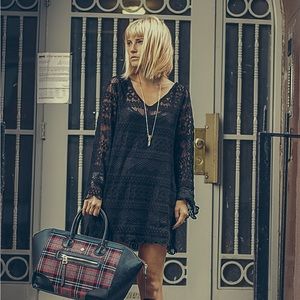 sea gypsies lace dress with slip XS